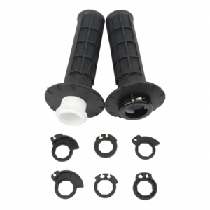 Puños Silicona Mx Lock On (Negro/Gris)