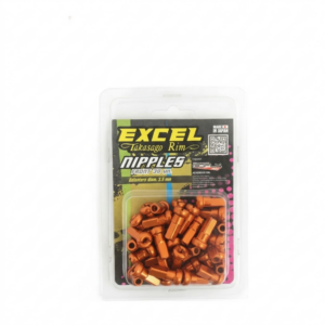 Set Niples Excel Takasago Delanteros Naranja 3.5 Mm
