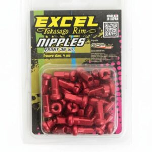 Set Niples Excel Takasago Traseros Rojo 4 Mm